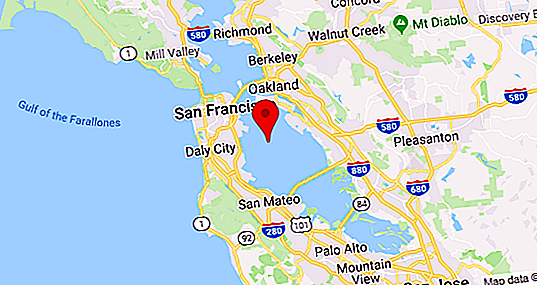 San Francisco Bay v Kalifornskom mori