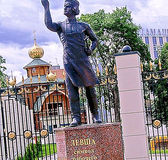 Monumen kepada Lefthander di Tula: penerangan dan sejarah penciptaan yang luar biasa