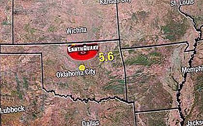 Oklahoman maanjäristys: syyt, seuraukset