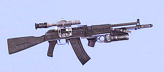 AK 107 assault rifle: specificaties en foto's