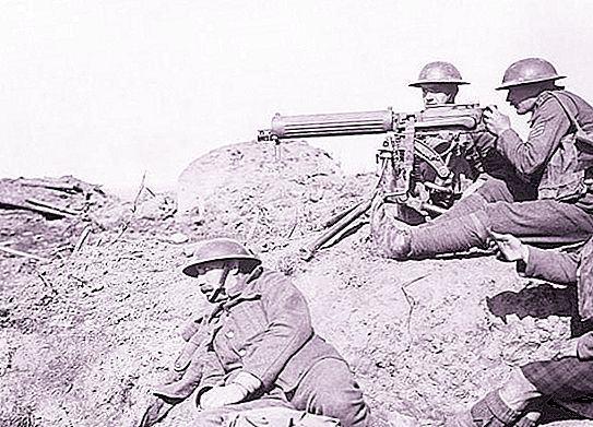 Maskinpistol "Vickers": spesifikasjoner og bilder