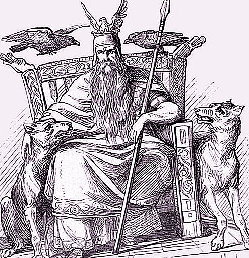Skandinavų dievas Odinas
