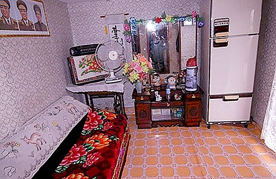 Foto-foto apartemen Korea Utara biasa yang menunjukkan kehidupan penghuninya