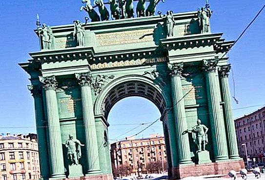 Narva Triumphal Gate (Skt. Petersborg): historie, beskrivelse