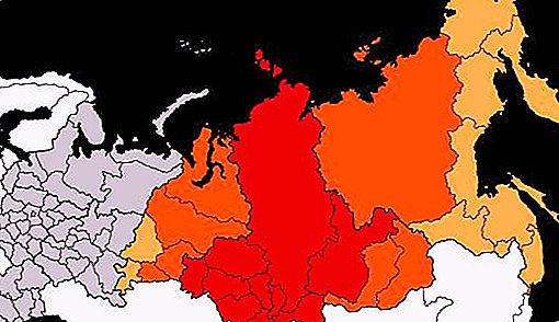 Populace asijské části Ruska - hustota a dynamika