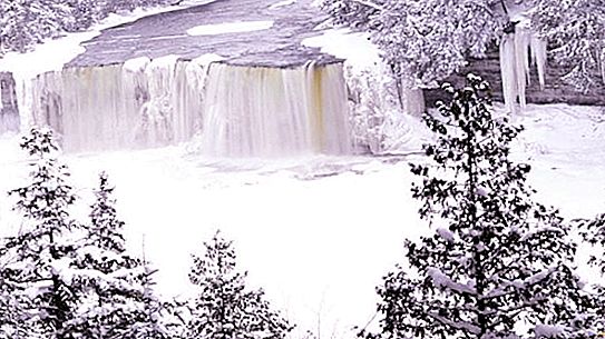 As Cataratas do Niágara congelaram - uma beleza que fascina