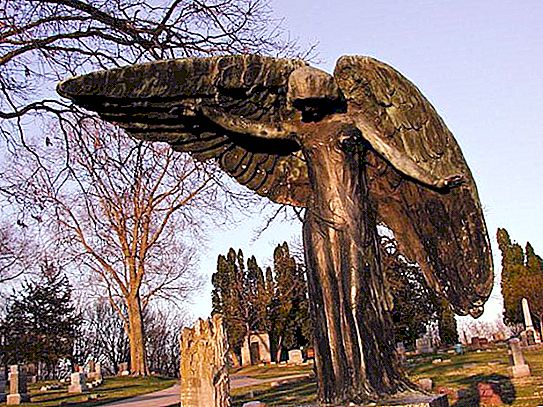 Meleklerin heykelleri: inceleme, tarih ve ilginç gerçekler
