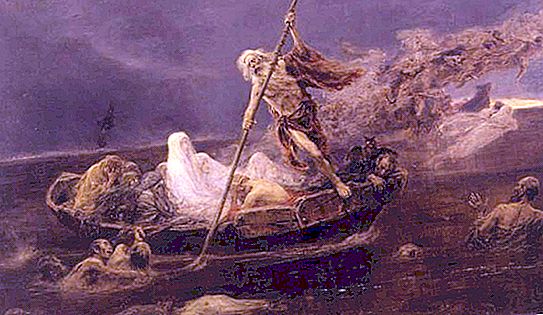Carrier Charon. The mythology of the ancient world