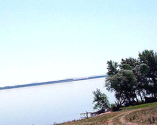 Gilevsky reservoir - a large artificial reservoir in the Altai Territory