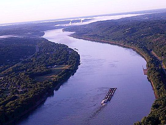 Ohio River: descriere, natura curentului