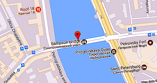 Most Sampsonievsky w Petersburgu: zdjęcia, historia