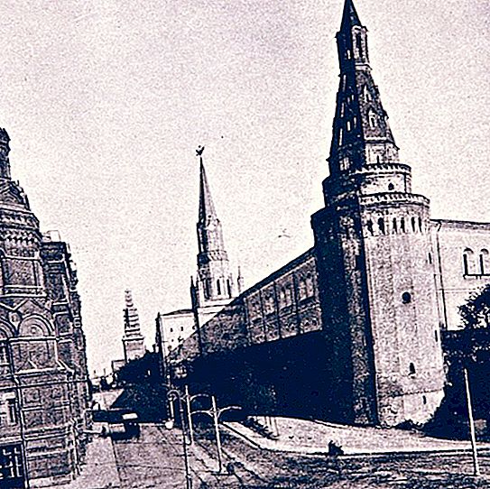Hjørne Arsenal Tower i Moskva Kreml