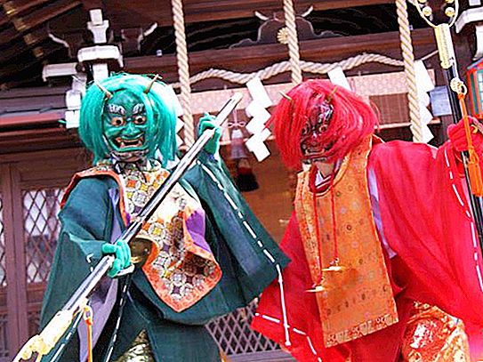 Japanese demon masks: meaning, features, types and interesting facts