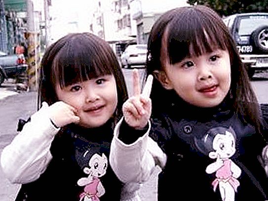 Kaki panjang dan wajah cantik: kembar comel dari Taiwan sudah berumur 17 tahun - bagaimana rupa mereka (gambar)