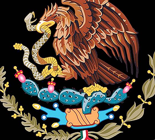 Símbolos de estado do México. Hino, bandeira e brasão de armas do México