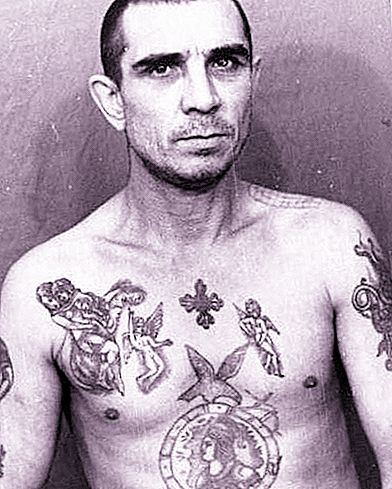 Tatuaje del ladrón en la ley: foto. Tatuajes de ladrones en los dedos y su significado.