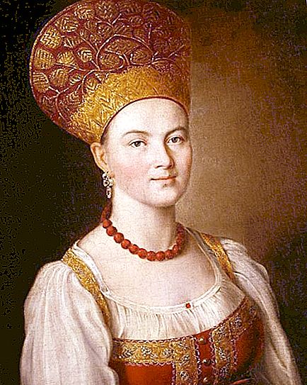 Kokoshnik bir şapka. Rus halk kadın kostümü