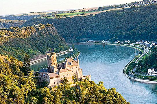 Rio Reno na Alemanha: descrição e características
