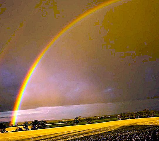 Che cos'è un arcobaleno in natura?