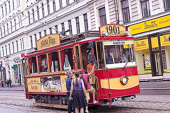 Transport public à Riga - la capitale de la Lettonie