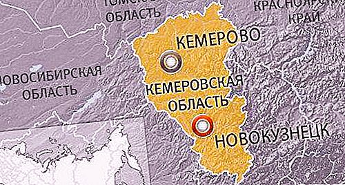A lista de cidades na região Kemerovo por número