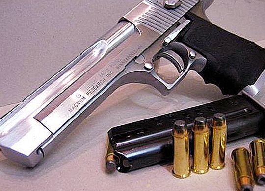 Pistolas de gran calibre: descripción general, características, beneficios