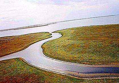 Lago Manych-Gudilo na região de Rostov