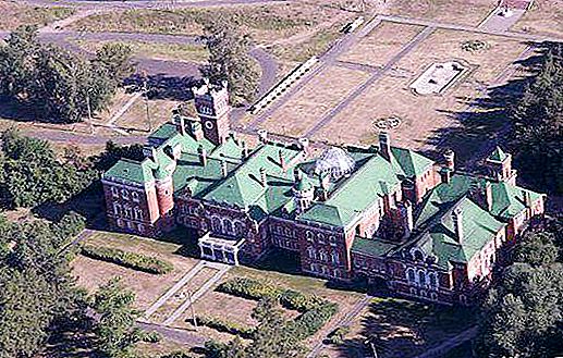 俄罗斯尤里诺的谢列梅捷夫城堡：描述，历史和有趣的事实