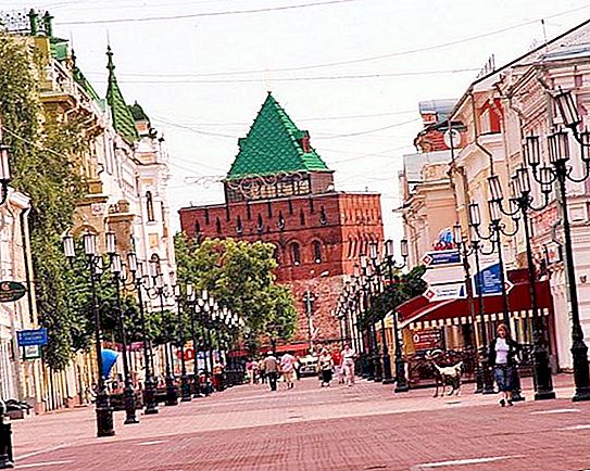 The main street of Nizhny Novgorod: description, attractions and interesting facts