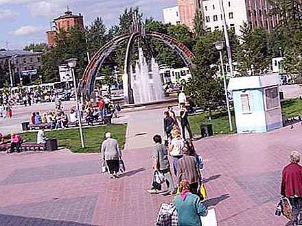 Tyumen Square - byens historie