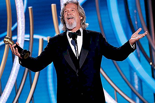 Met een Oscar bekroonde Jeff Bridges sprak over zijn hoofdprijs - de vrouw van de serveerster