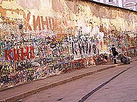 Wall Tsoi. Arbat, muro di Tsoi. Muro di Tsoi a San Pietroburgo