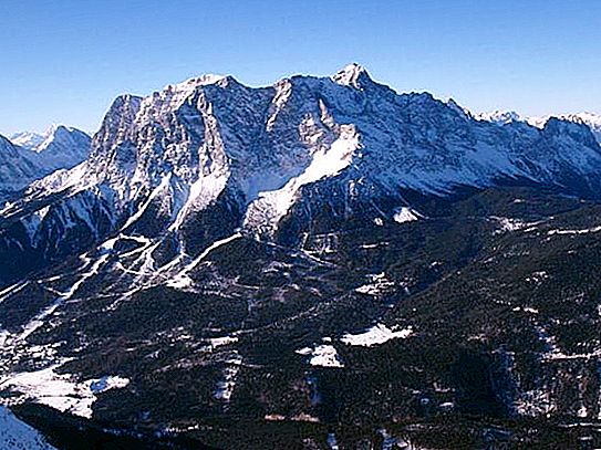 Hory v Německu. Nejvyšší hory v Německu: jména