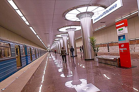 Metro Kotelniki: caractéristiques de la station