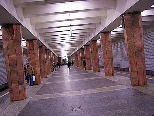 Metroasema "Kaluzhskaya": kuvaus, metroalue