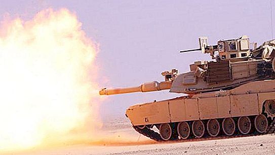 Tanque americano "Abrams M1A2": TTX, armas