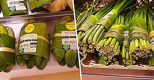 Melhor e mais ecológico: supermercados tailandeses mudam para embalagens naturais