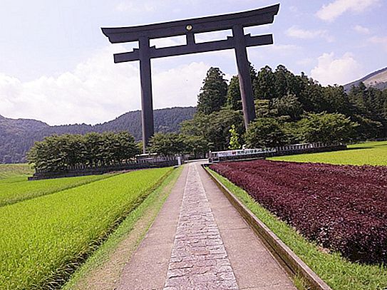 日本の門：写真付きの説明、鳥居の意味、設置場所、習慣、儀式