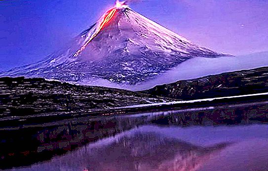 Klyuchevskoy - gunung berapi aktif tertinggi di Eurasia