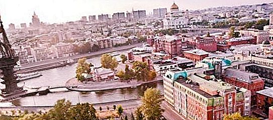 모스크바 영토 : 행정 구역 및 지역