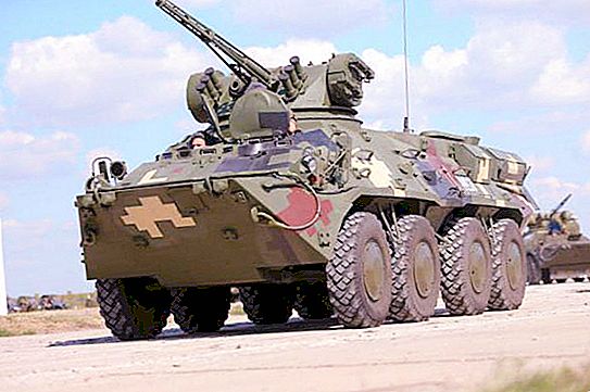 BTR-3 (Guardian gepantserde personeelscarrier): beoordeling, beschrijving, kenmerken en kenmerken