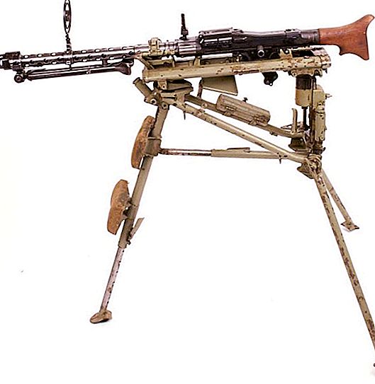 German MG-34. Machine gun of the second world war