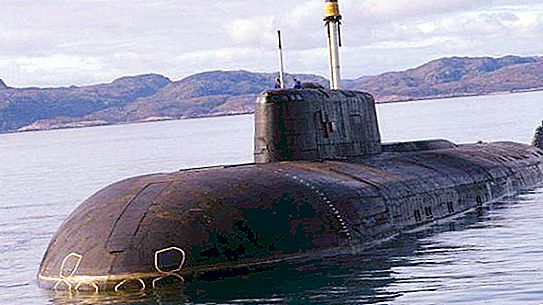 Antey, denizaltı: teknik özellikler