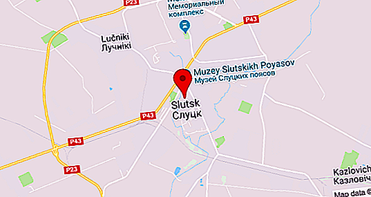 Penduduk Slutsk: komposisi etnik dan kepadatan etnik