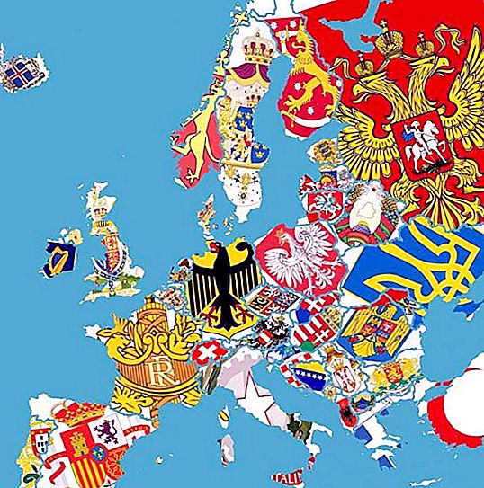 Coats of arms of European countries - the latest traditions of the Middle Ages