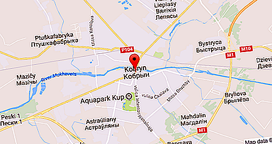 Kobrin-stad: bevolking, locatie en geschiedenis van de stad, attracties, historische feiten