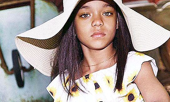 Salinan tujuh tahun Rihanna telah menjadi bintang sebenar Internet. Sekarang versi mini penyanyi mahu menjadi model