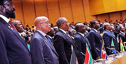 Afriška unija (AU) je mednarodna medvladna organizacija. Cilji, države članice