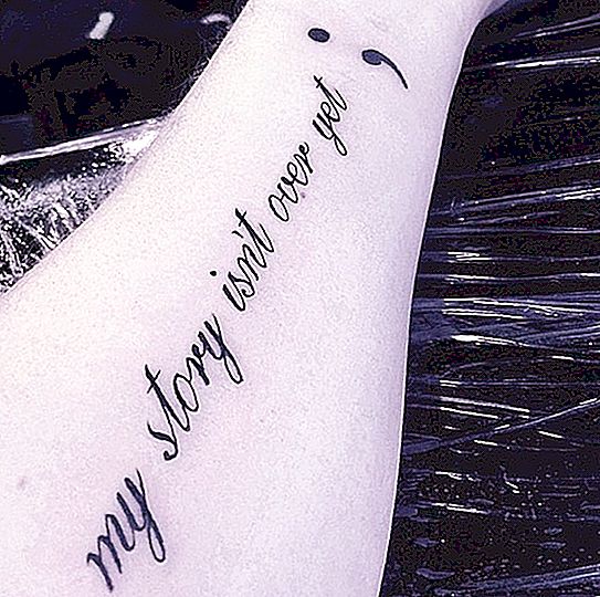 To není konec, ale nový začátek: to, co tetování znamená jako středník