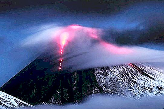 Vulkanudbrud i Kamchatka: konsekvenser, foto